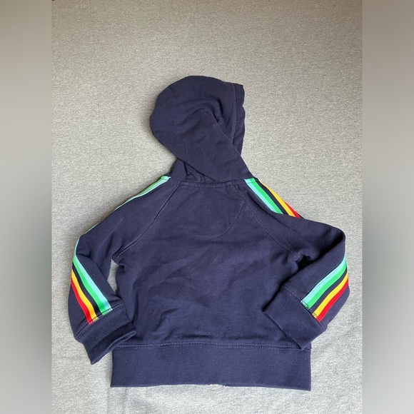 Primary Brand zip-up hoodie - Size 6-12 months - navy blue w/rainbow - Picture 5 of 5